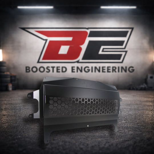 Boosted Engineering BMW F80 F82 M3 M4 S55 Oil Cooler Bash Plate