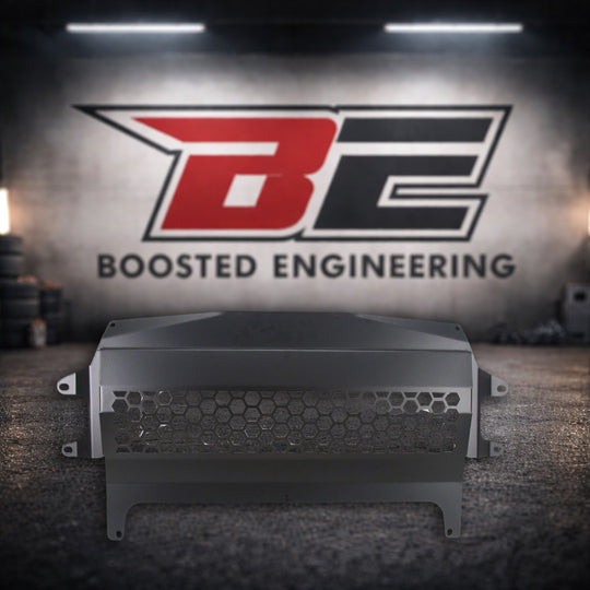 Boosted Engineering BMW F80 F82 M3 M4 S55 Oil Cooler Bash Plate