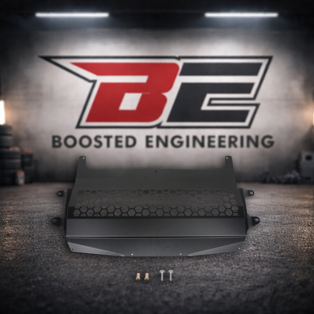 Boosted Engineering BMW F80 F82 M3 M4 S55 Oil Cooler Bash Plate