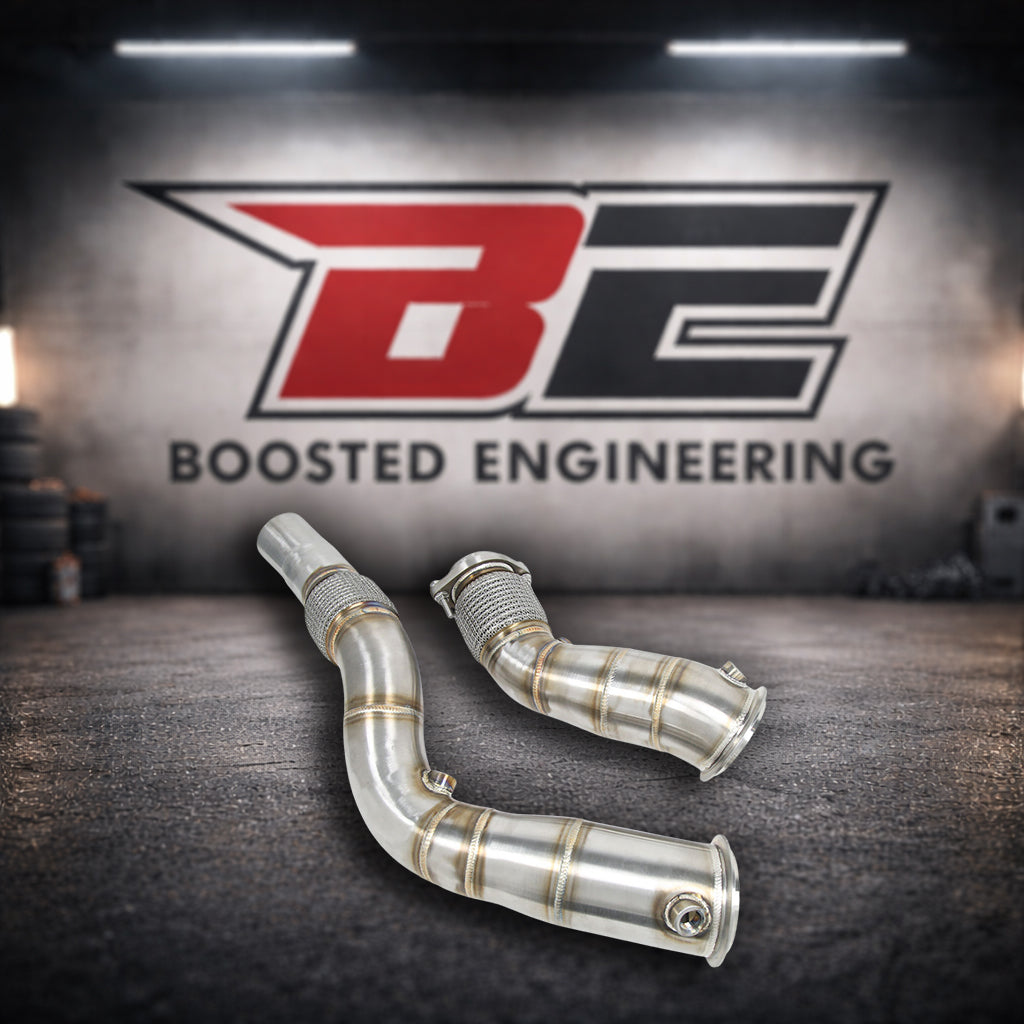 Boosted Engineering BMW F80 M3 2015-2019 F82 M4 S55 F87 M2 S55 304 Downpipe