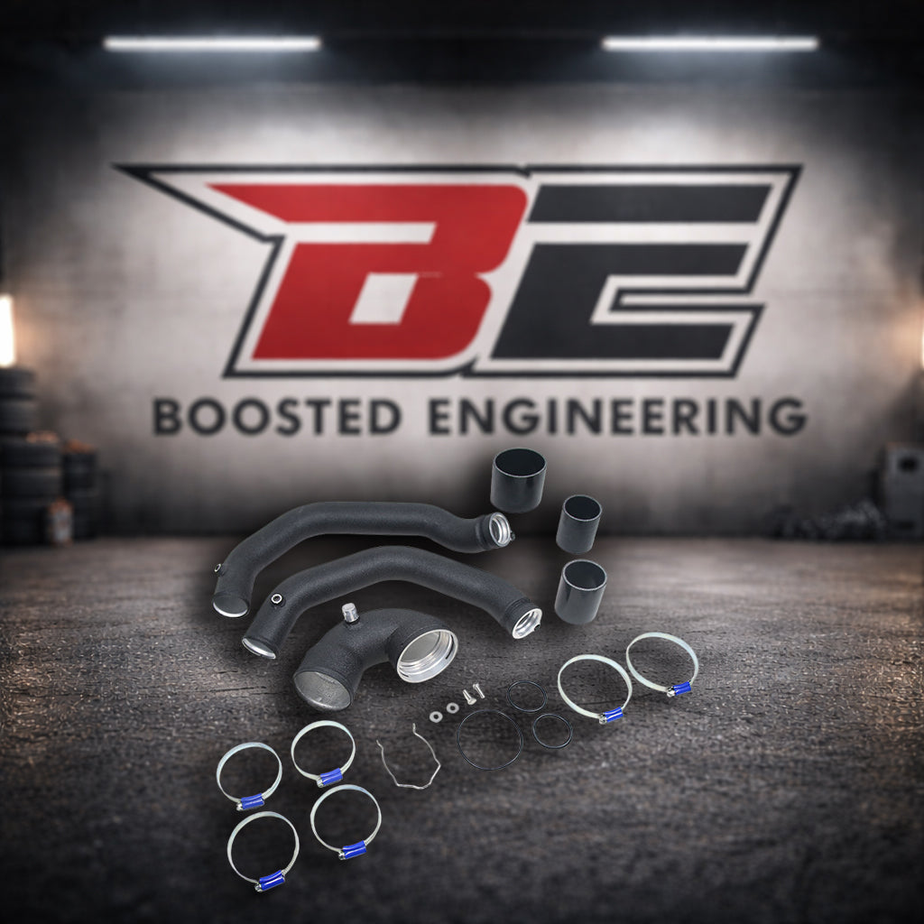 Boosted Engineering BMW F87 M2 F80 M3 F82 F33 M4 S55 Intercooler Charge Pipes