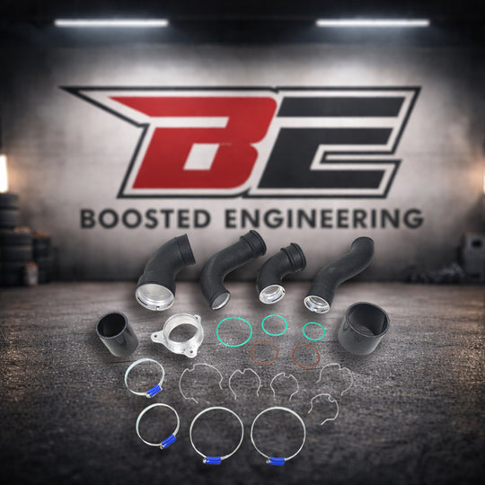 Boosted Engineering BMW G80 M3 G82 G83 M4 Charge Piping Black P/C