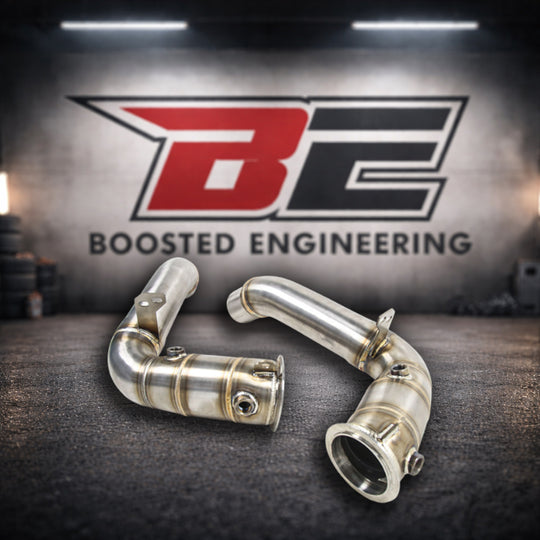 Boosted Engineering M5 F10 M6 F06 F12 F13 S63 4.4TT Downpipes