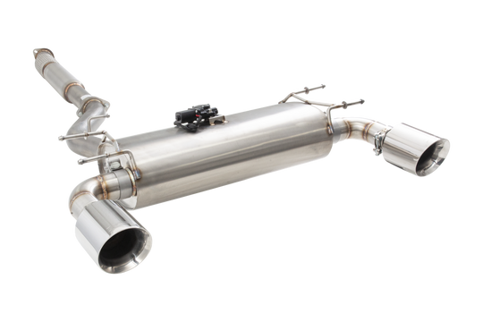Xforce 2.5in Varex Valved Cat Back Exhaust System - Stainless Steel (BRZ/GR86 22+)
