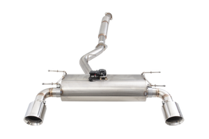 Xforce 2.5in Valved Cat Back Exhaust System - 86/BRZ/GR86
