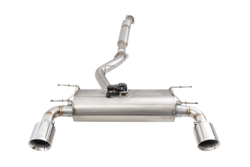 Xforce 3in Varex Valved Cat Back Exhaust System - 304 Stainless Steel (86/BRZ/GR86)