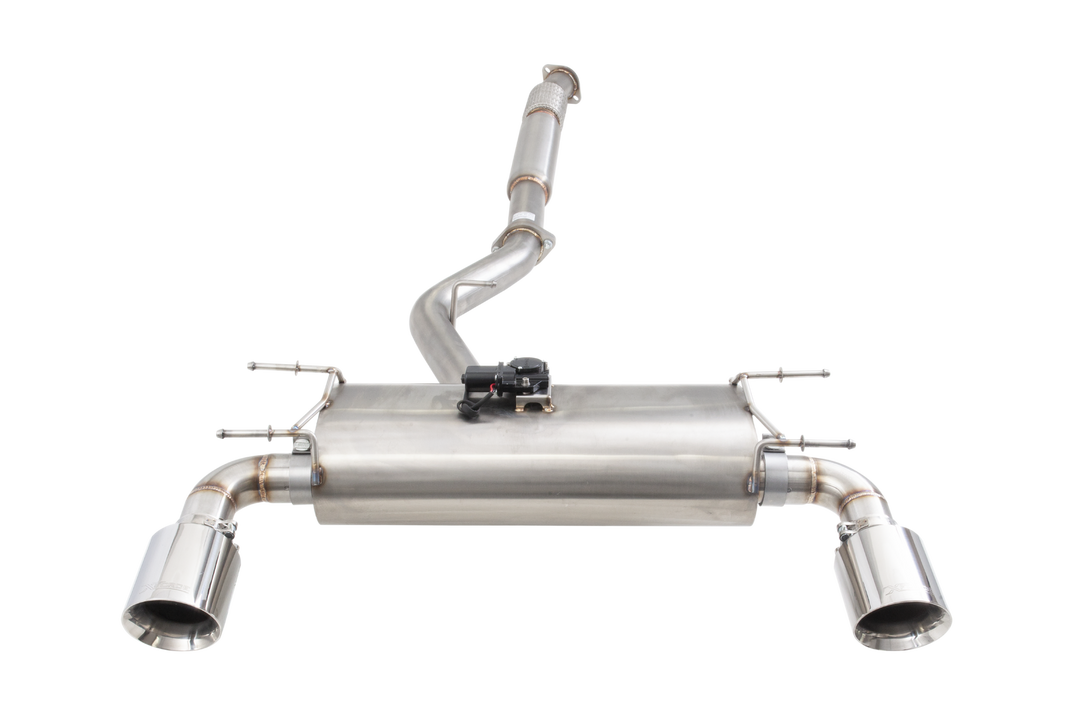 Xforce 3in Varex Valved Cat Back Exhaust System - 304 Stainless Steel (86/BRZ/GR86)