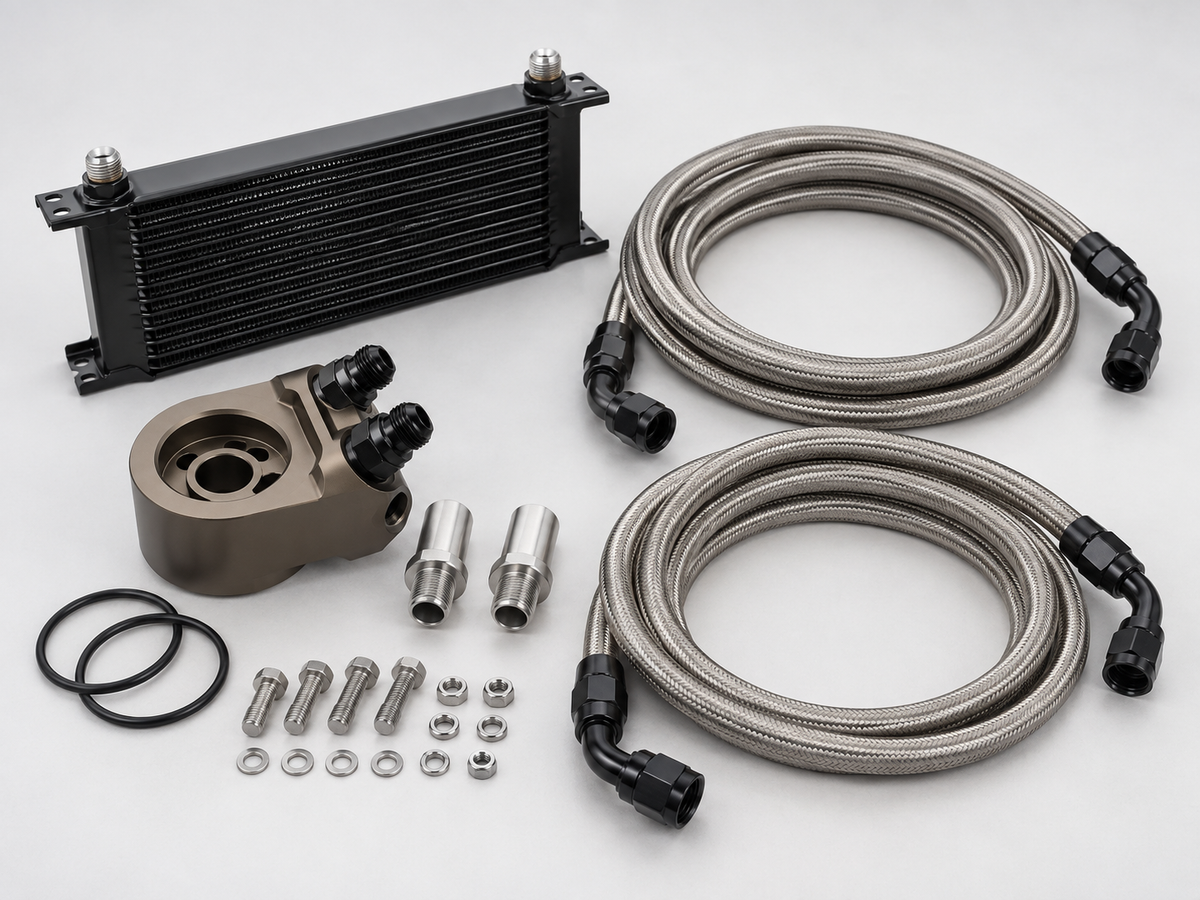 86/BRZ Oil Cooler Kit - Boosted Engineering