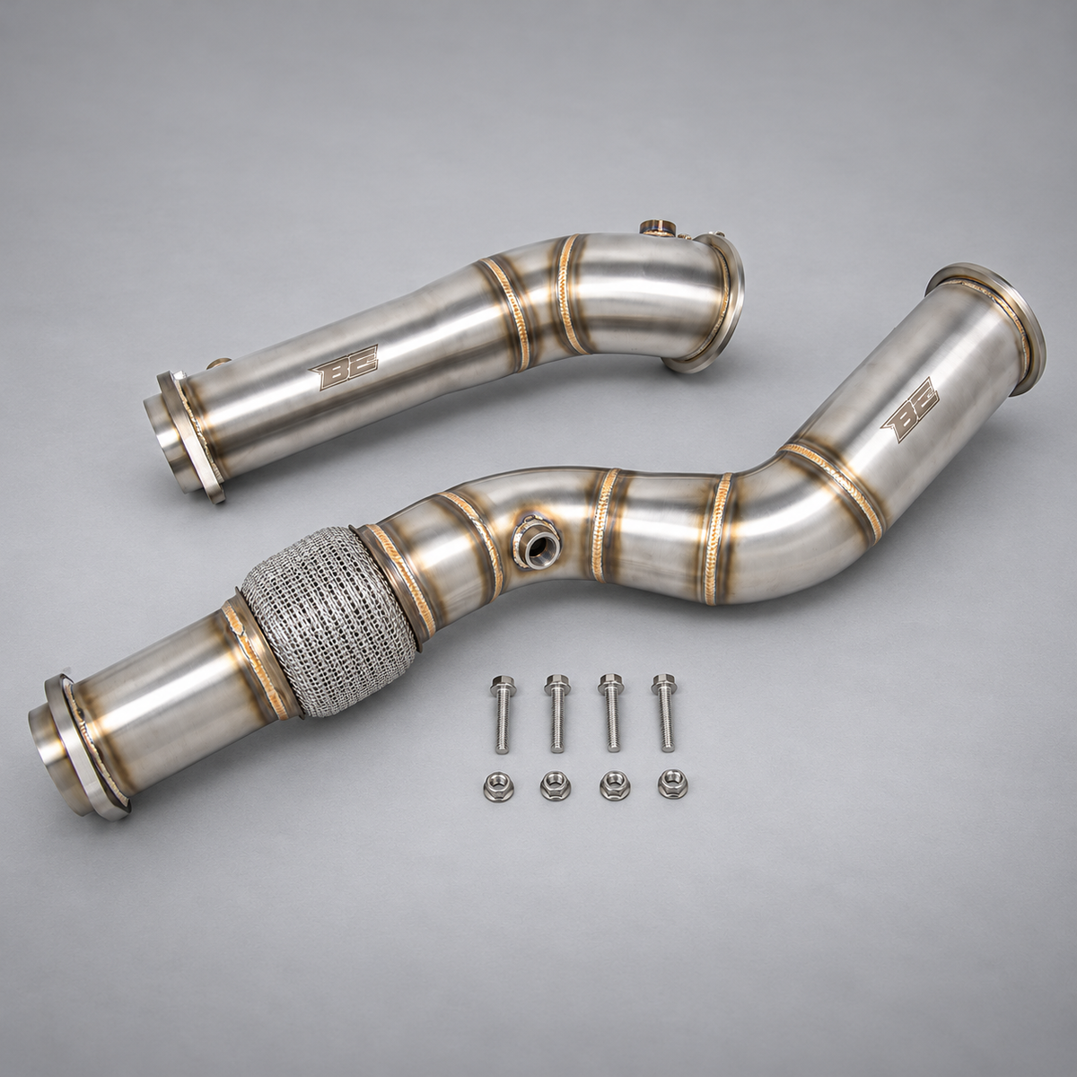 BMW G8X M2 / M3 / M4 ダウンパイプ (S58) – Boosted Engineering