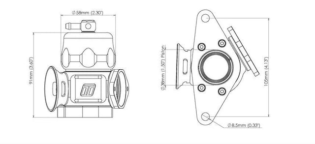 Turbosmart Dual Port BOV (WRX 01-07/STi 02-20/FXT 05-07)