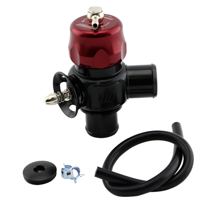 Turbosmart Smart Port デュアルポート ブローオフバルブ (EVO 4-9/X/Ralliart) - レッド