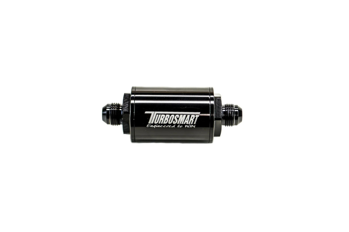 Turbosmart ビレット燃料フィルター 10um AN-8 - ブラック