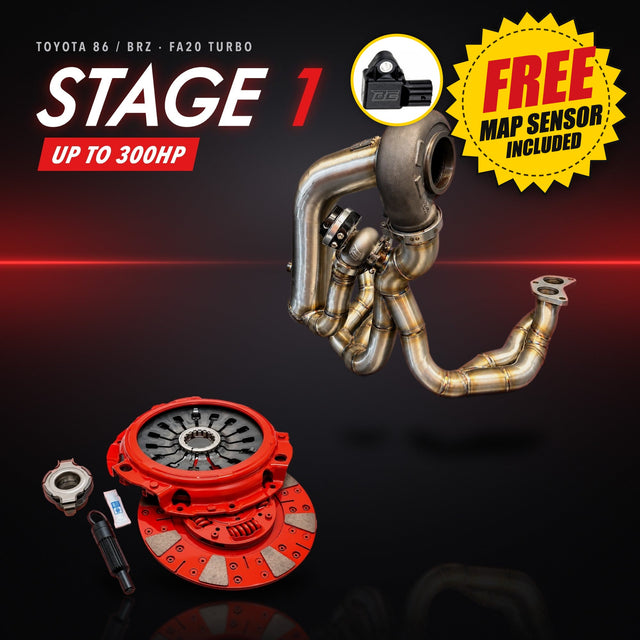 トヨタ 86 / スバル BRZ (FA20) ターボ ステージ1 パッケージ – ターボキット + クラッチ