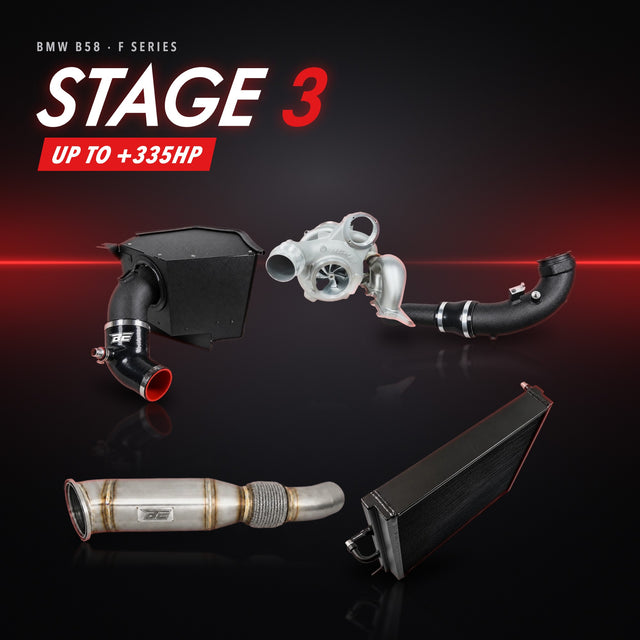 BMW B58 (F Series) Stage 3 Package – Intake + Charge Pipe + Downpipe + Heat Exchanger + Pulsar Turbo